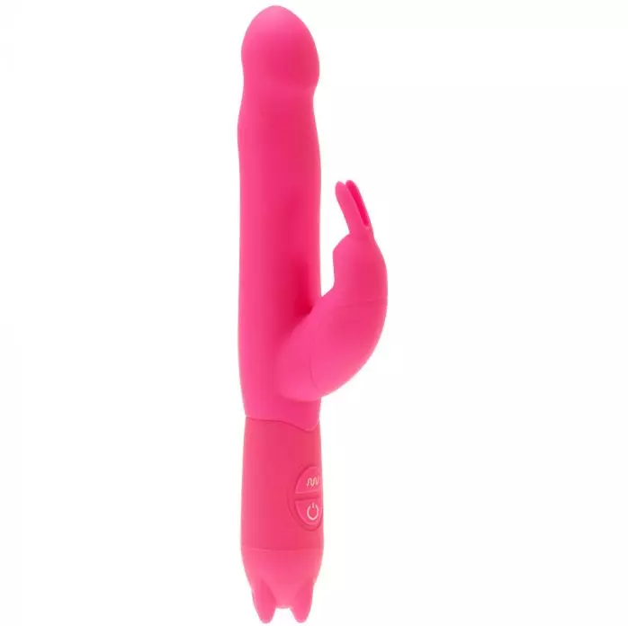 Me You Us Ultra Joy Rabbit Waterproof Dual Vibrator Pink 8 Inch