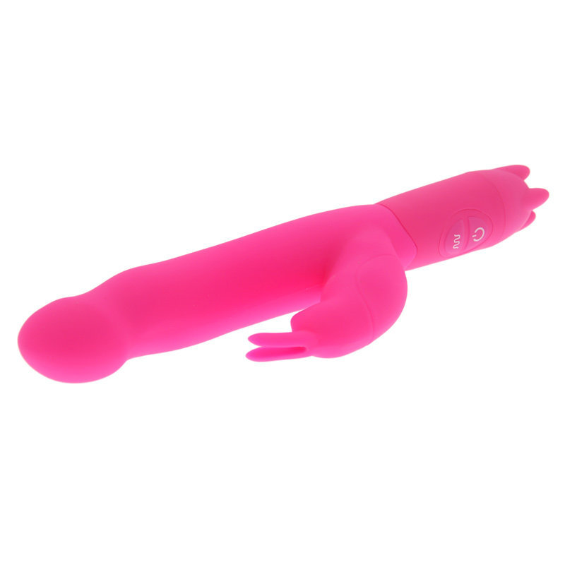 Me You Us Ultra Joy Rabbit Waterproof Dual Vibrator Pink 8 Inch
