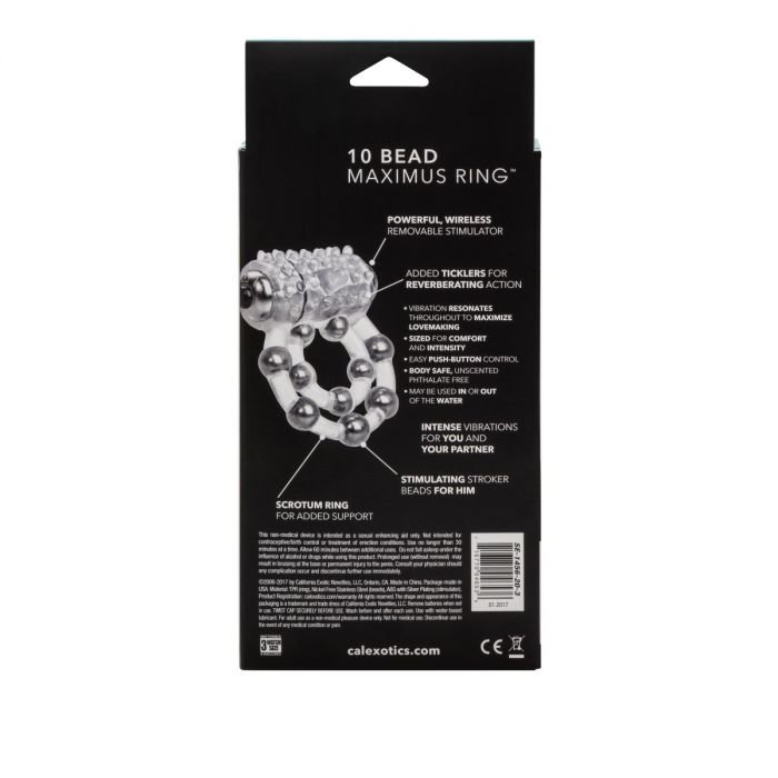 CalExotics Waterproof 10 Bead Maximus Ring