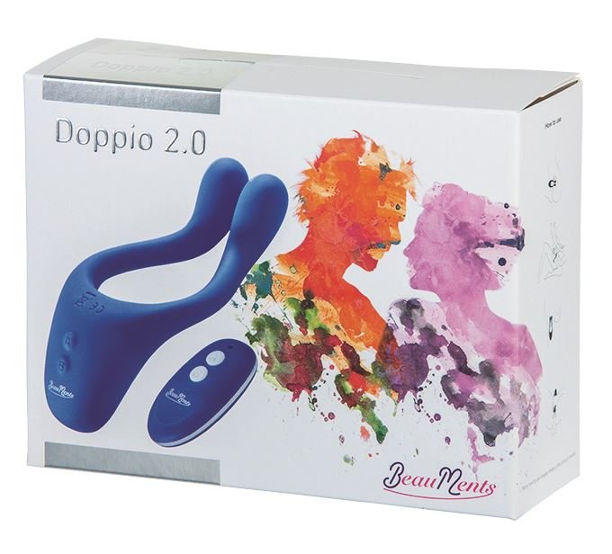 BeauMents Doppio 2.0 Remote Control Rechargeable Couples Vibrator