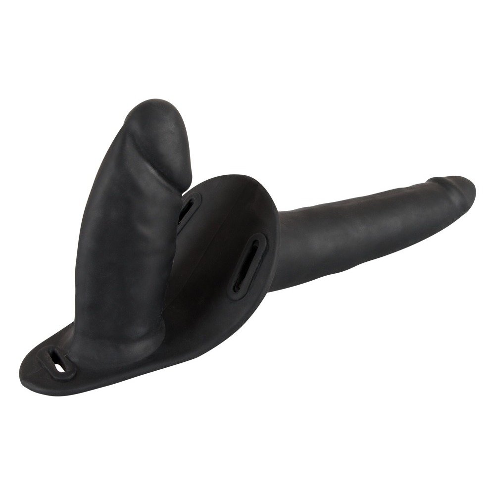 You2Toys Double Dildo Strap On Black