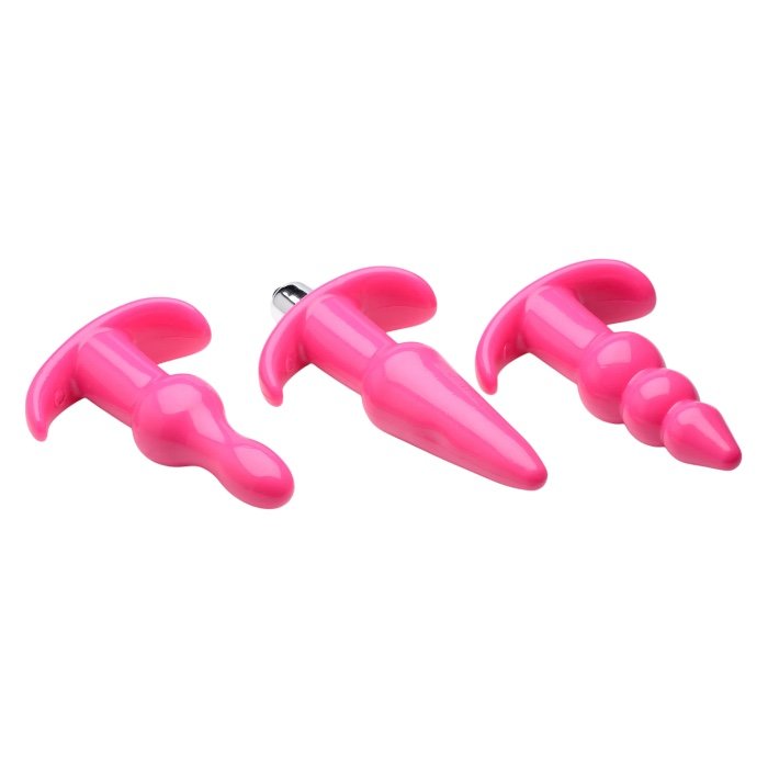 Frisky Thrill Trio Anal Plug Set Pink