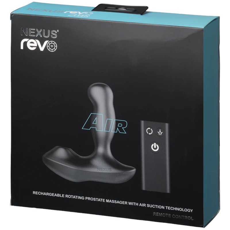 Nexus Revo Air Remote Control Rotating Prostate Massager With Air Suction