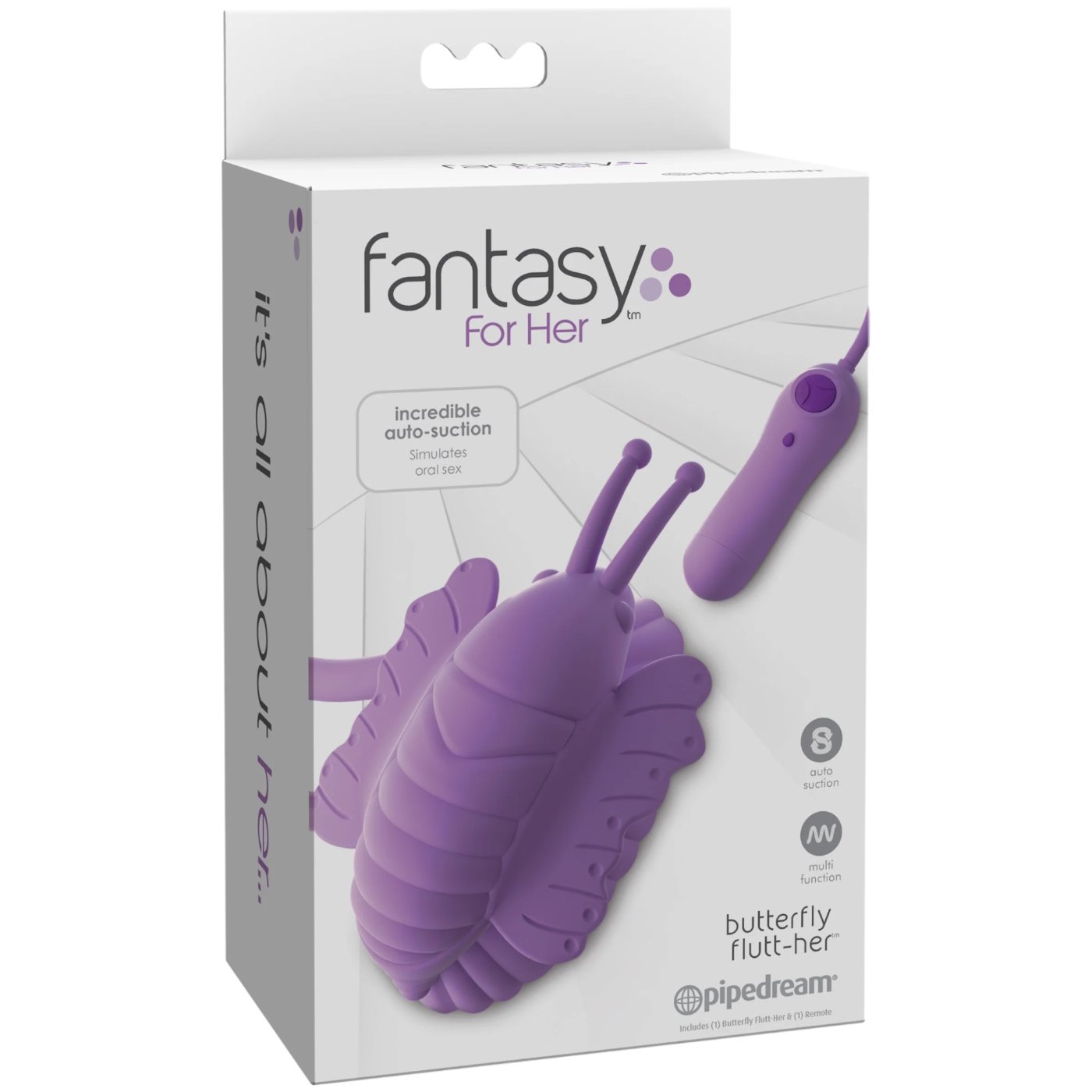 Fantasy For Her Butterfly Flutt-Her Clitoral Vibrator