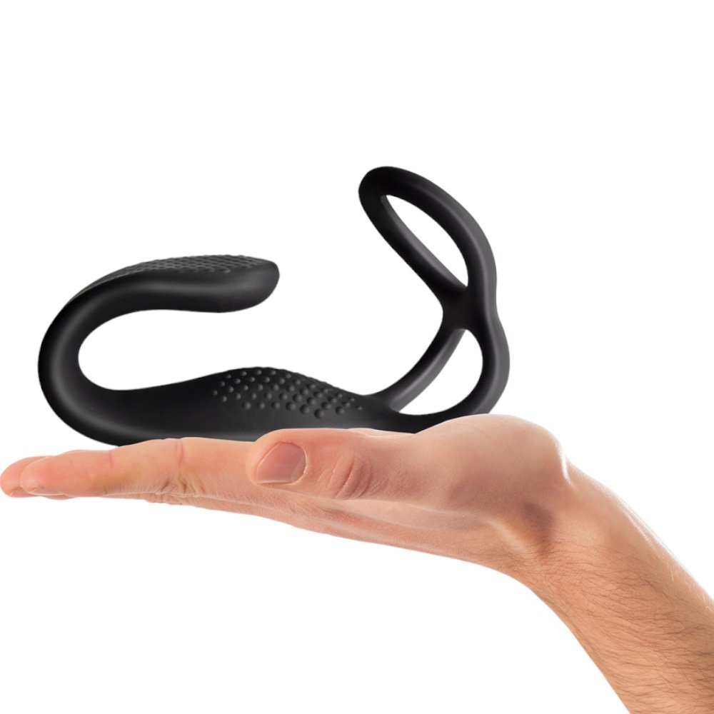 Rocks Off The-Vibe Cock & Ball Ring with Rechargeable Butt Stimulator