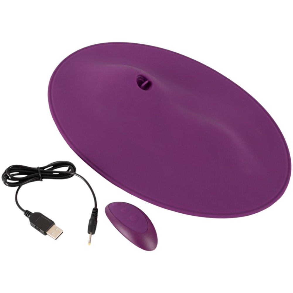VibePad 2 Hands-Free Warming Clitoral Vibrating Pad with Licking Function