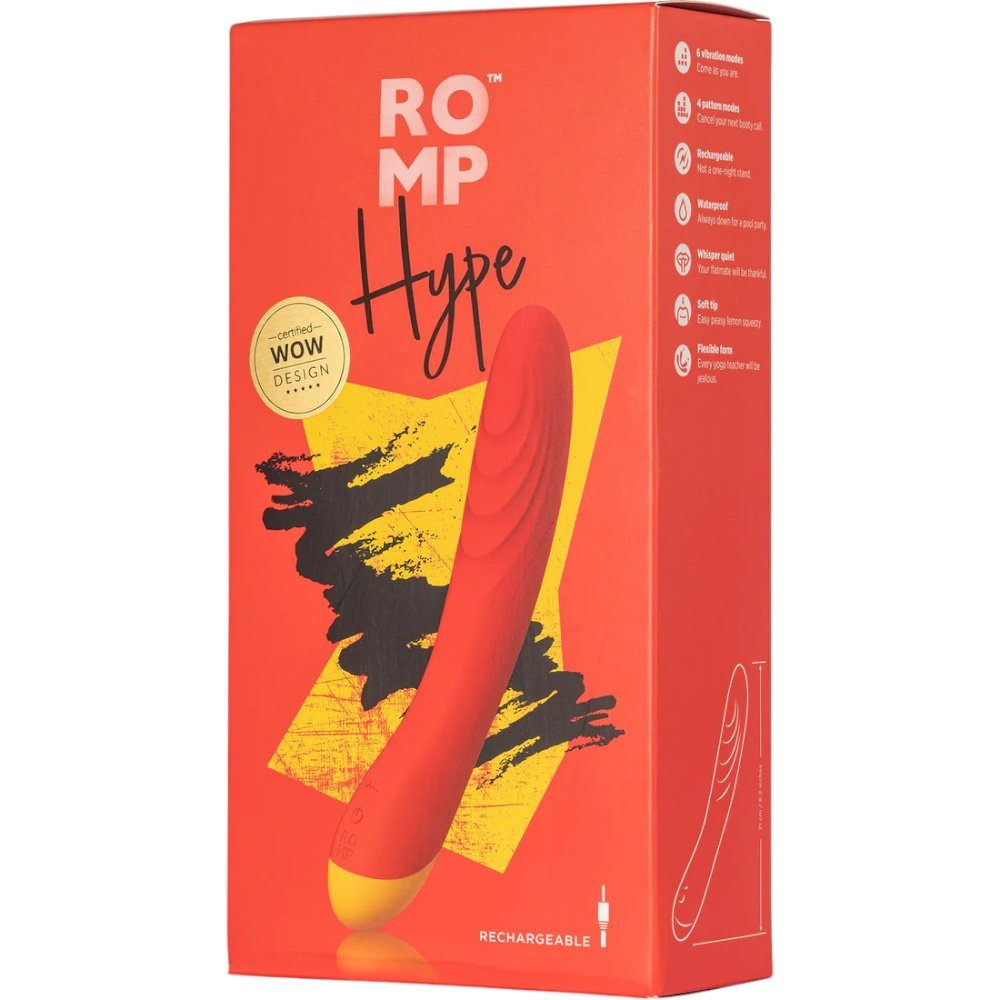 ROMP Hype Rechargeable G-Spot Vibrator 6 Inch