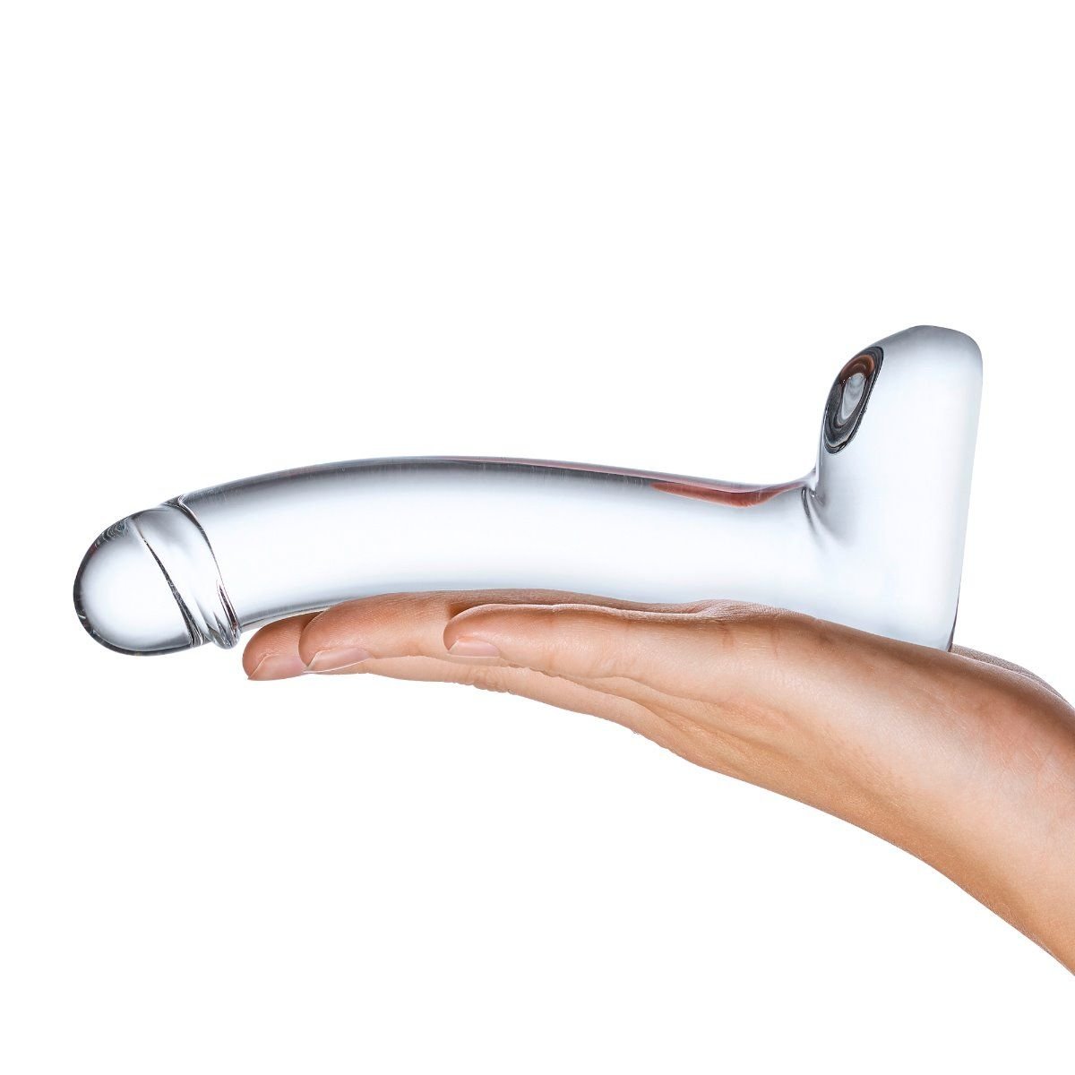 Glas Realistic Curved G-spot Dildo 5Inch