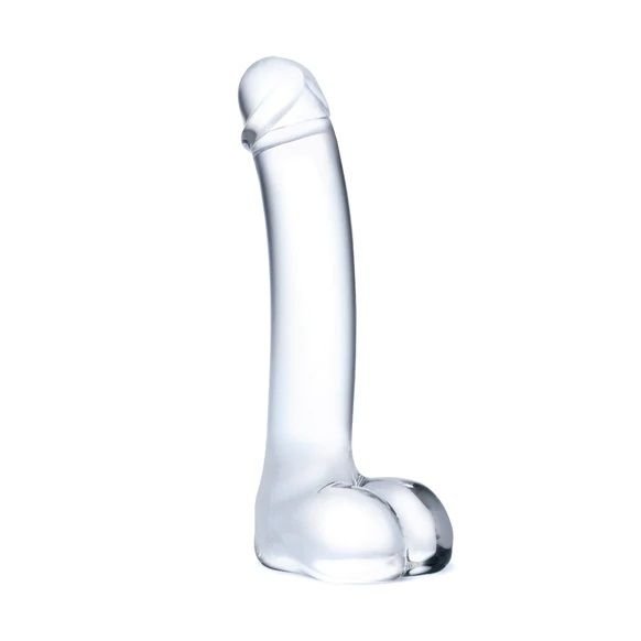 Glas Realistic Curved G-spot Dildo 5Inch