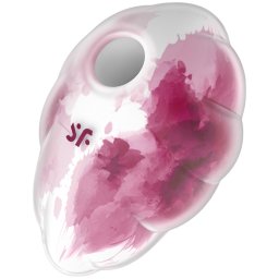 Satisfyer Cloud Dancer Double Air Pulse Clitoral Vibrator Red