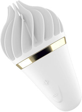 Satisfyer Sweet Treat Gold/White Satisfyer Sweet Treat Gold/White Satisfyer Sweet Treat Gold/White
