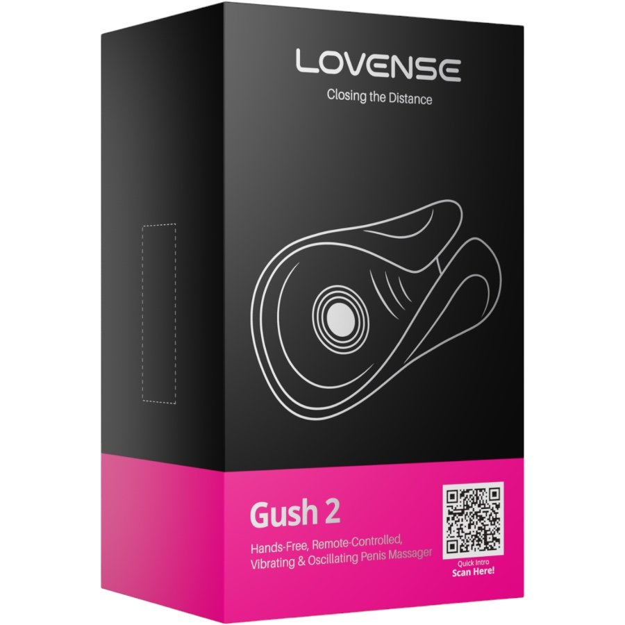 Lovense Gush 2 Bluetooth App Controlled Oscillator and Male Masturbator