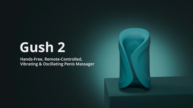 Lovense Gush 2 Bluetooth App Controlled Oscillator and Male Masturbator