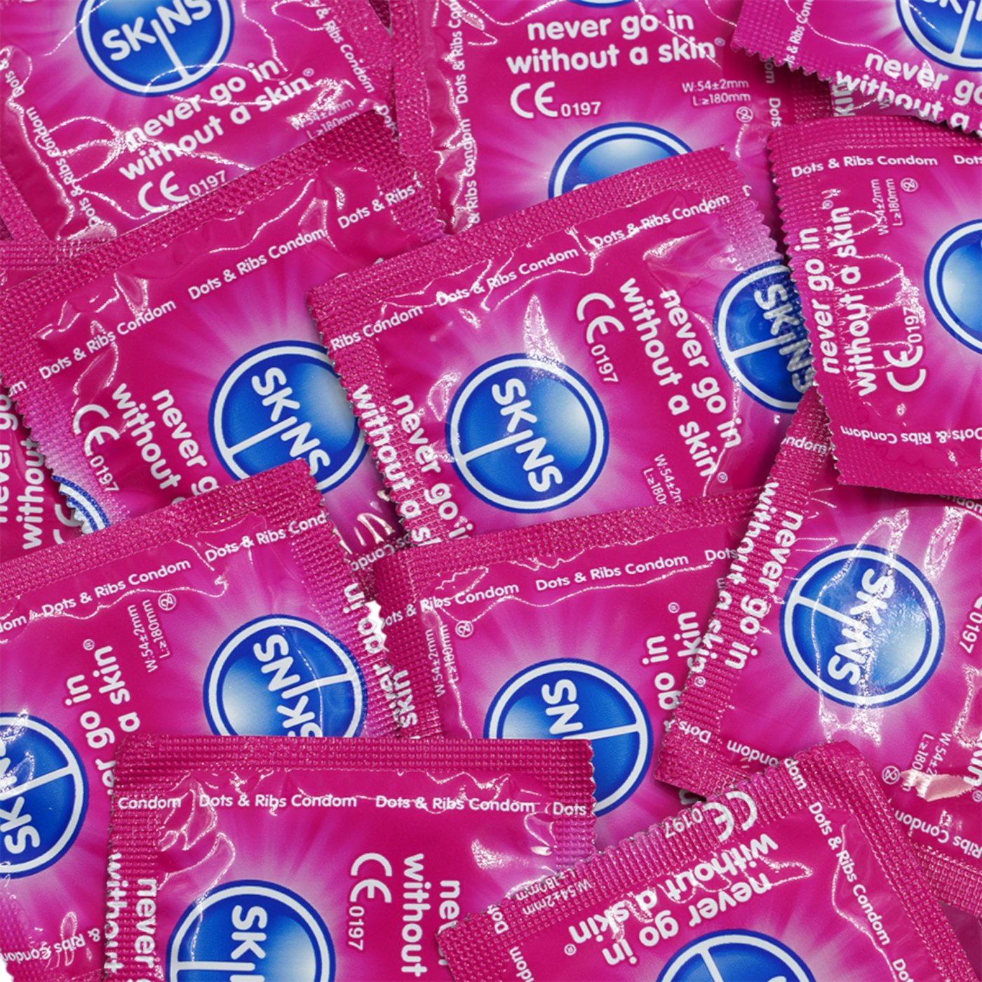 Skins Condoms Dots & Ribs 16 Pack
