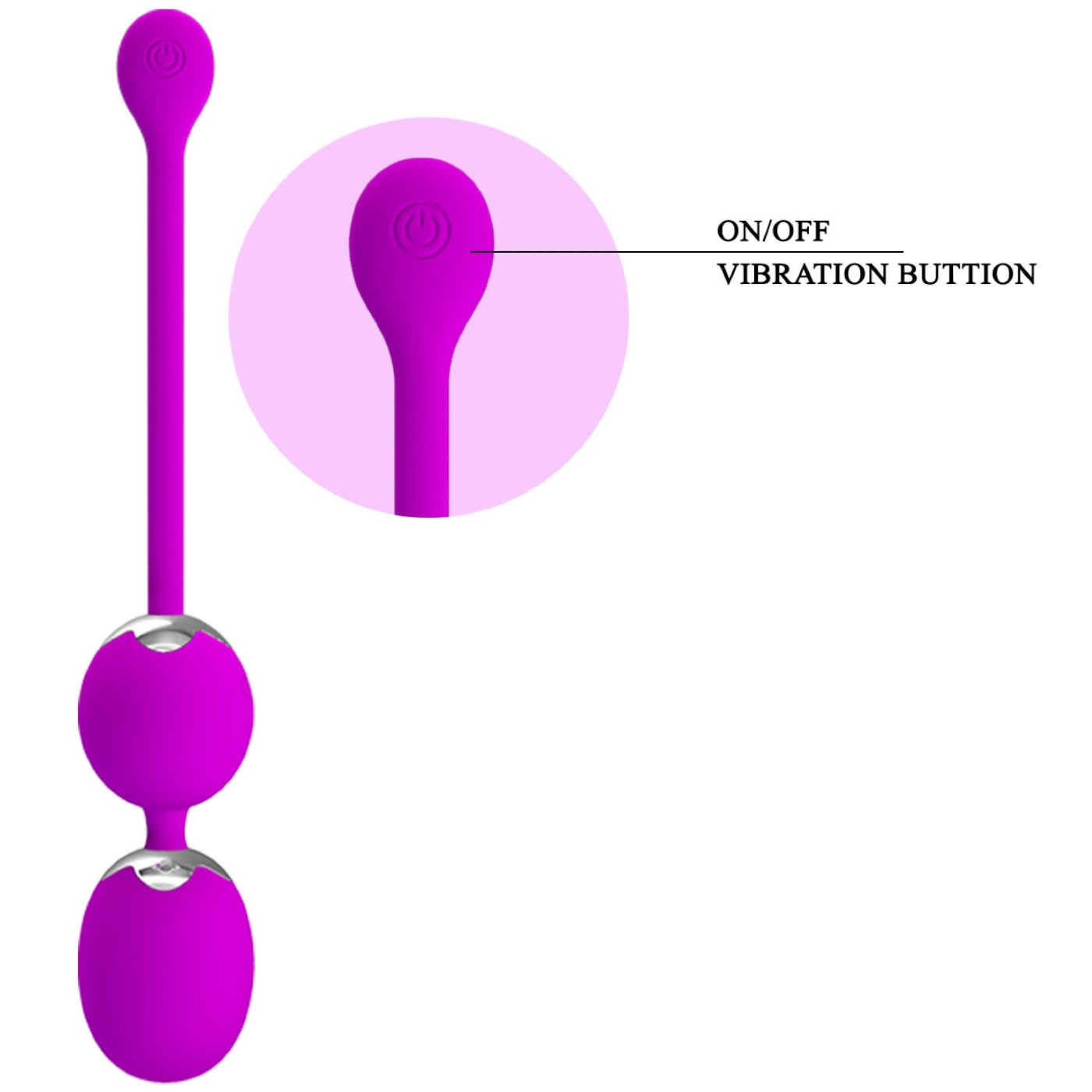 Pretty Love Willie Remote Control Rechargeable Vibrating Kegel Balls
