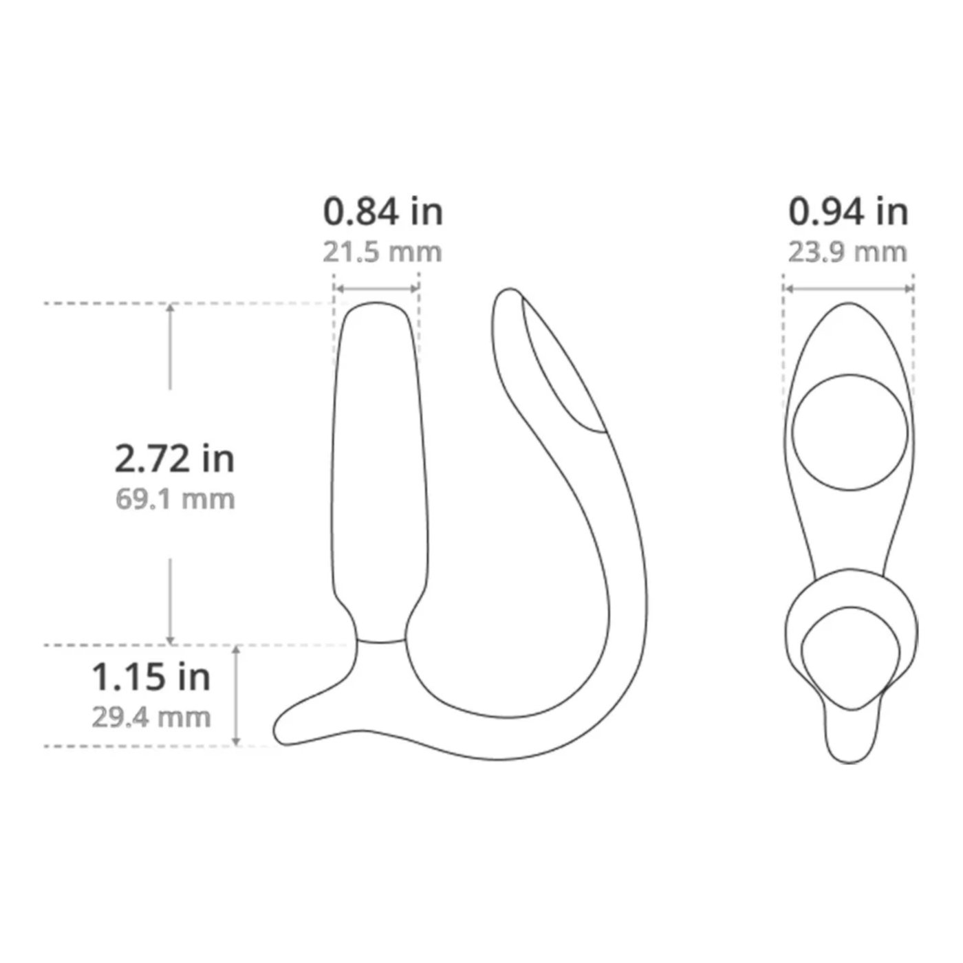 Lovense Lush Anal App Controlled Small Vibrating Butt Plug For Beginners