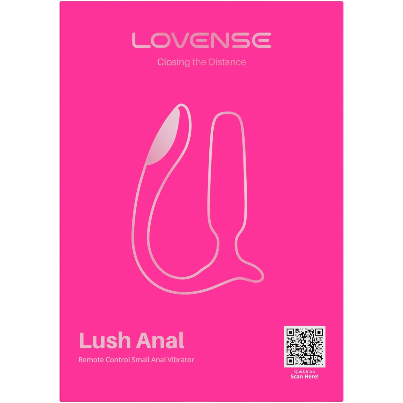 Lovense Lush Anal App Controlled Small Vibrating Butt Plug For Beginners