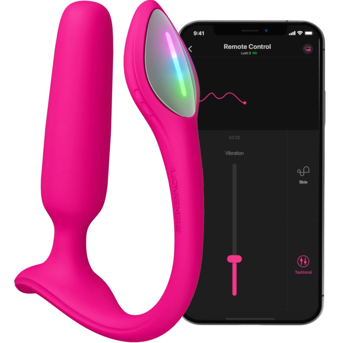 Lovense Lush Anal App Controlled Small Vibrating Butt Plug For Beginners