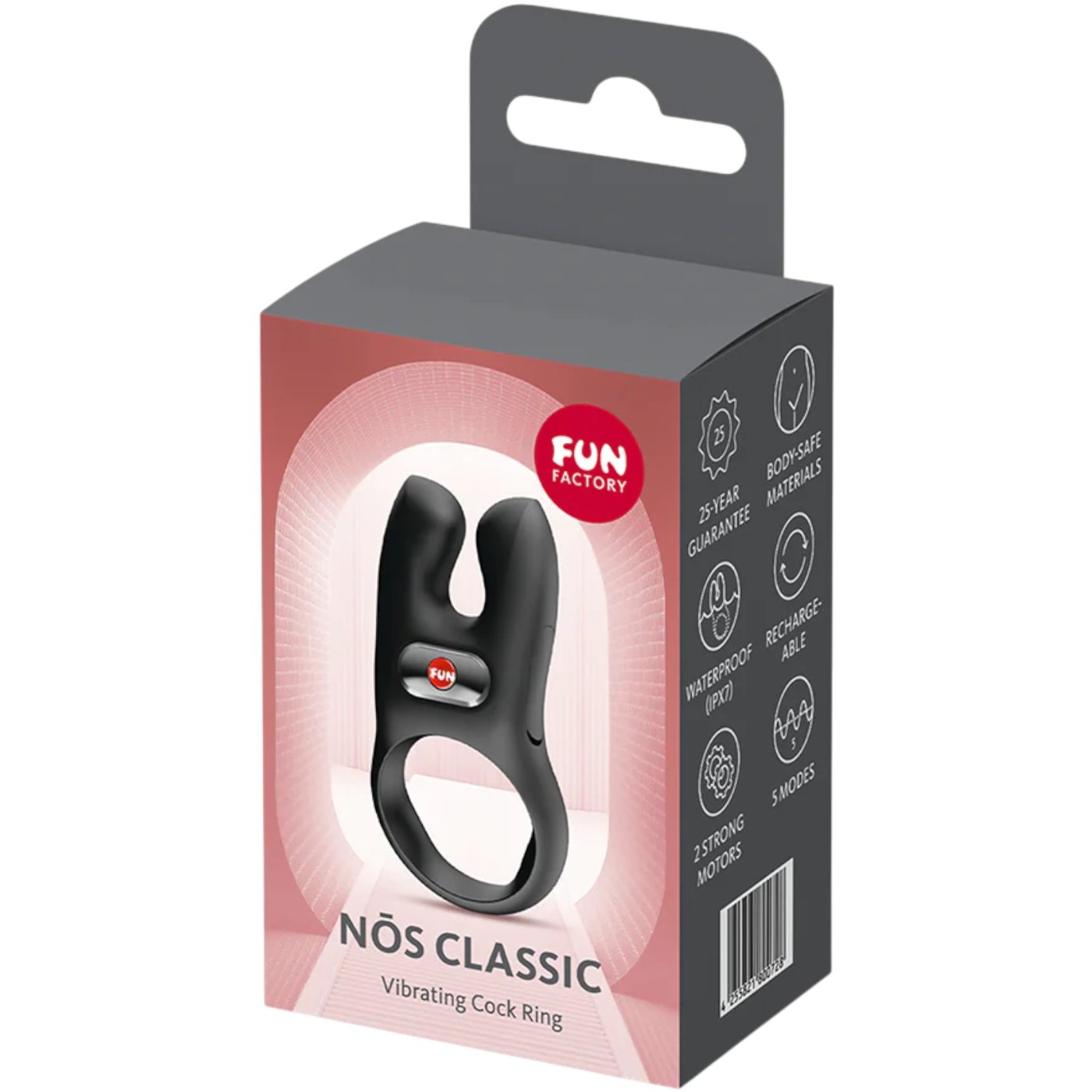 Fun Factory Nos Classic Rechargeable Vibrating Cock Ring