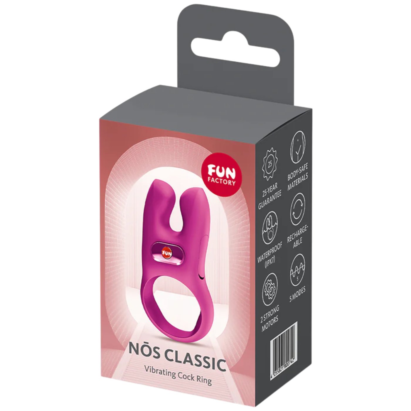 Fun Factory Nos Classic Rechargeable Vibrating Cock Ring