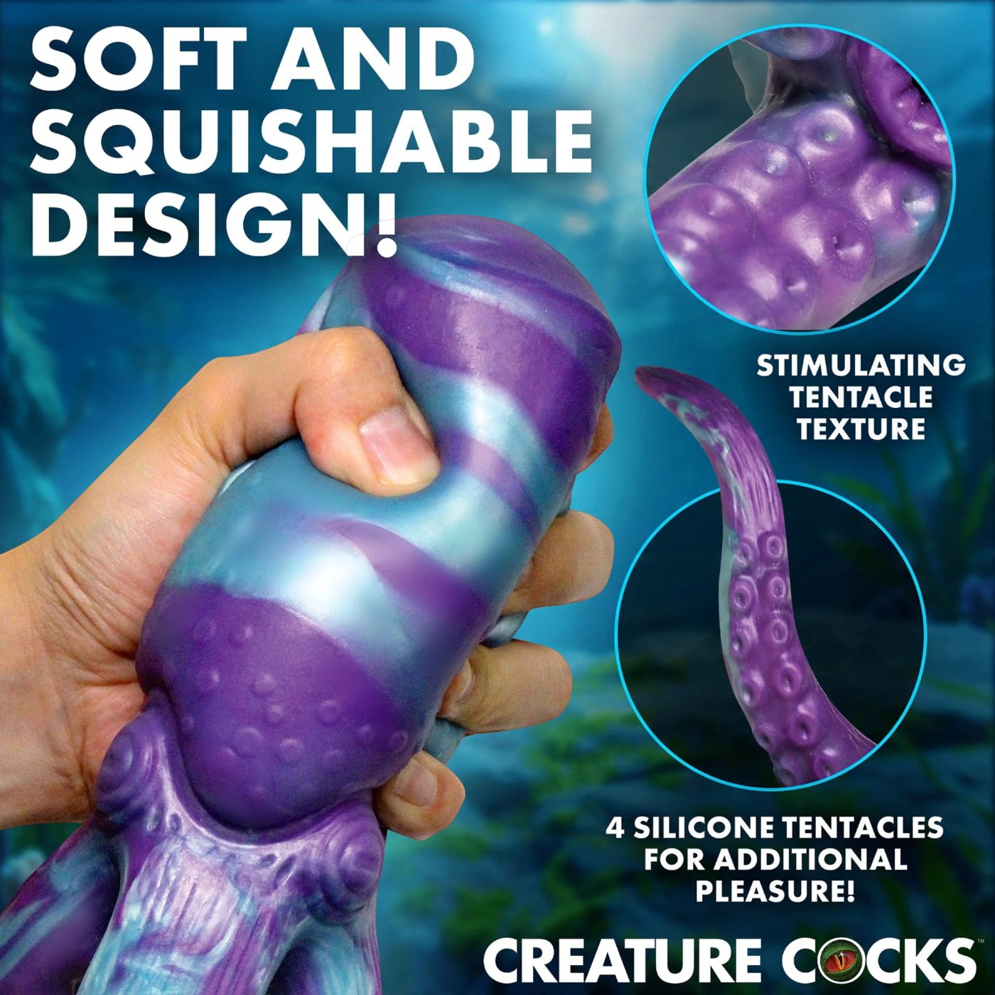 Creature Cocks Tenta Stroke Silicone Male Masturbator