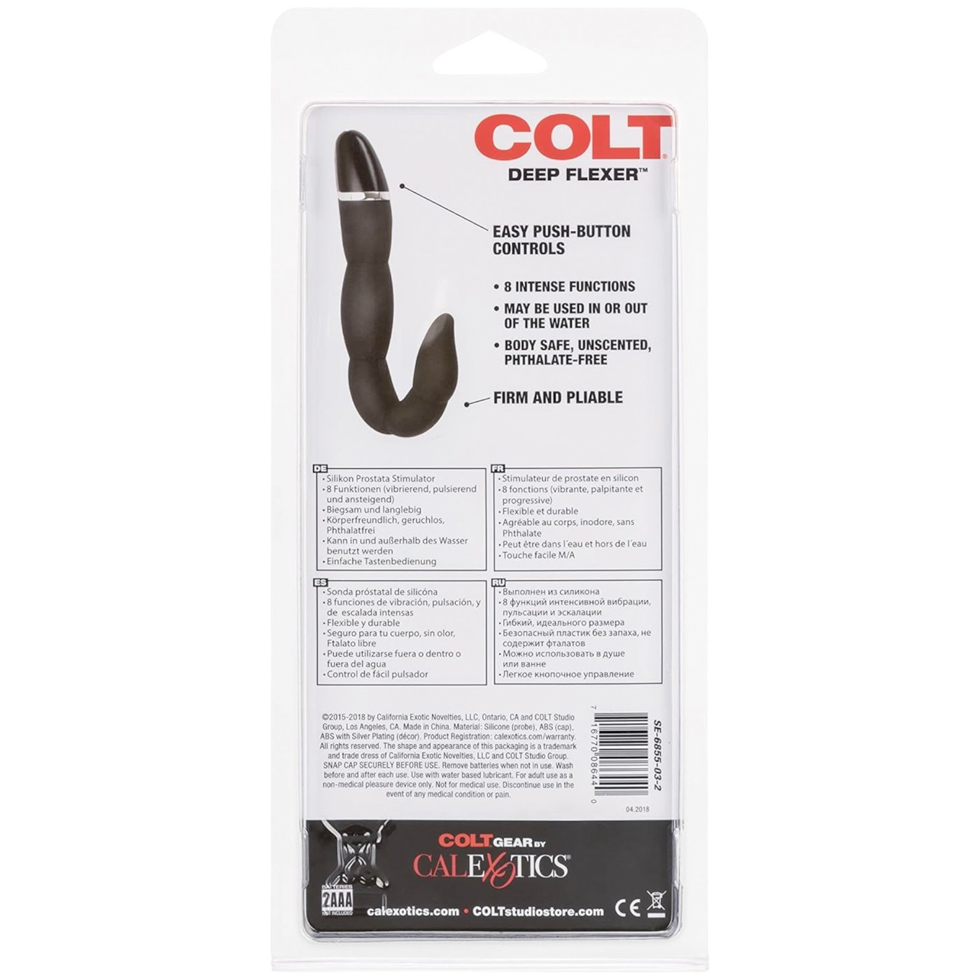 COLT Deep Flexer Silicone Vibrating Prostate Massager