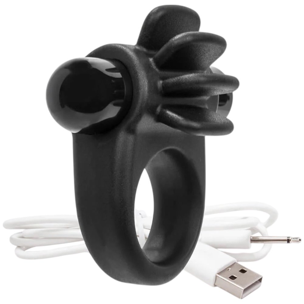 Screaming O Charged Skooch Rechargeable Vibrating Ring Black