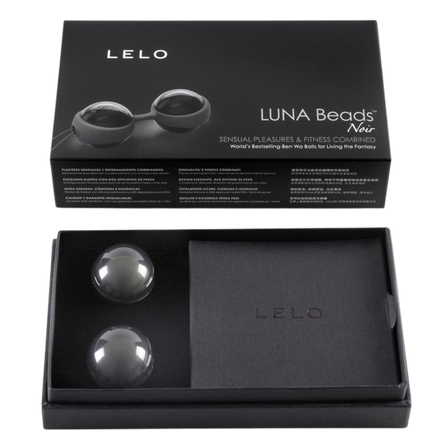 LELO Beads Noir Kegel Balls & Pelvic Floor Exerciser