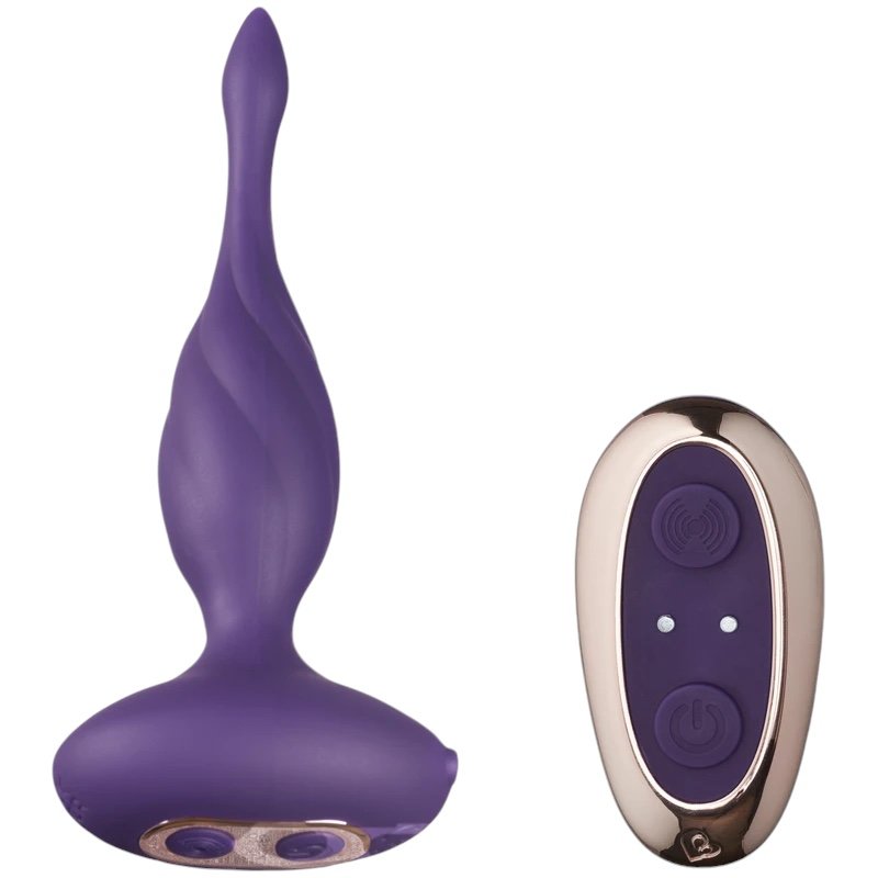 Rocks Off Petite Sensations Discover Remote Control Butt Plug Purple