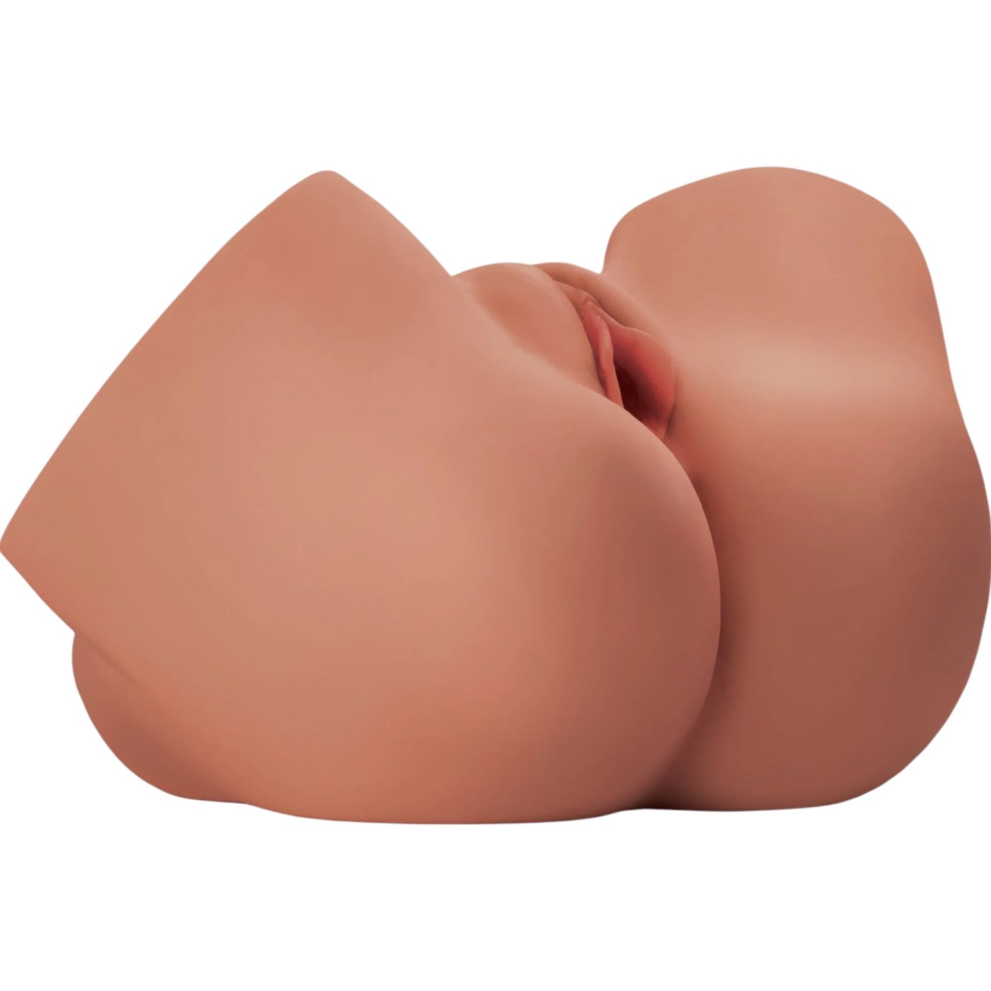 PDX Plus 360 Banger Dual-Entry Realistic Vagina and Ass Male Masturbator Tan