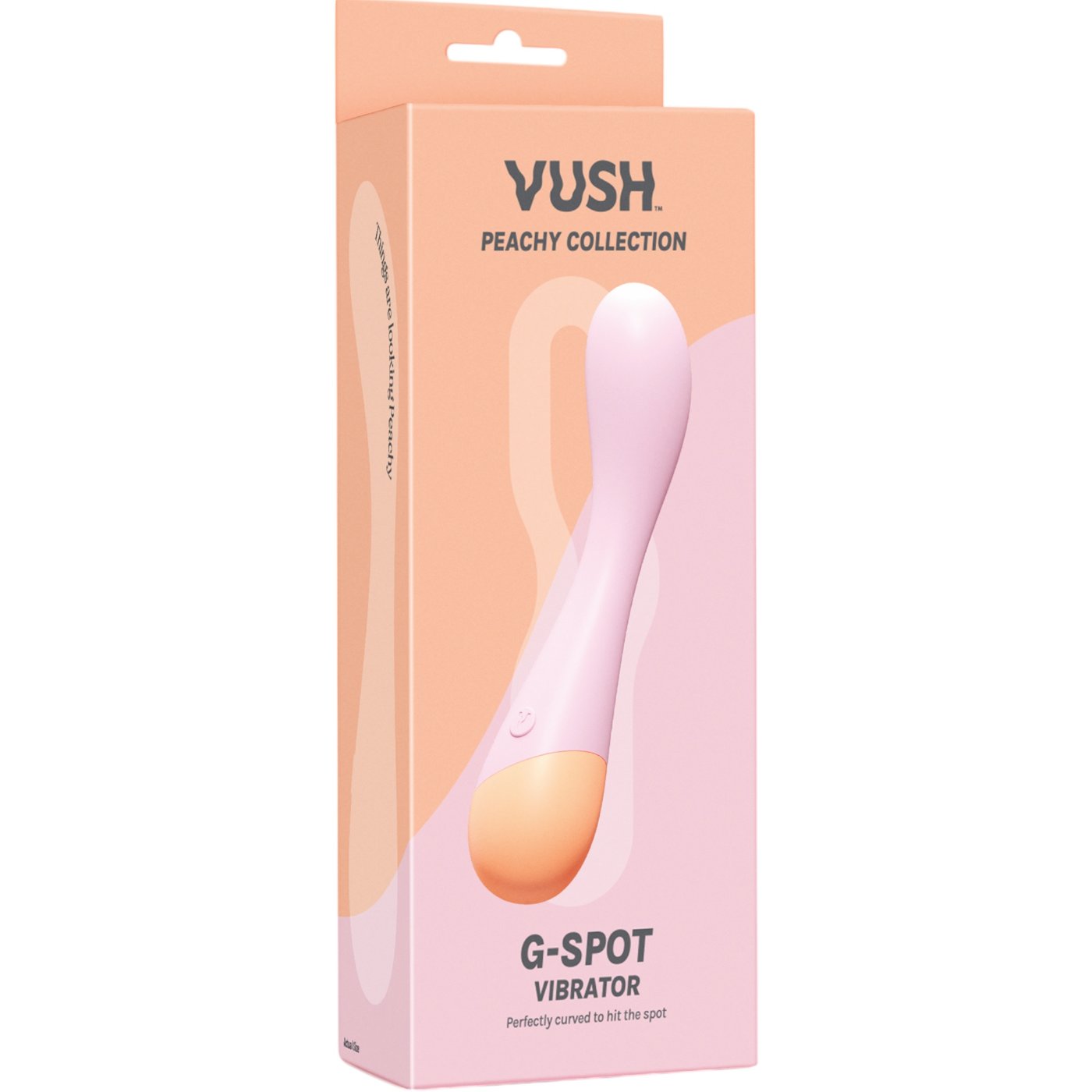 Vush Peachy Rechargeable Silicone G-Spot Vibrator