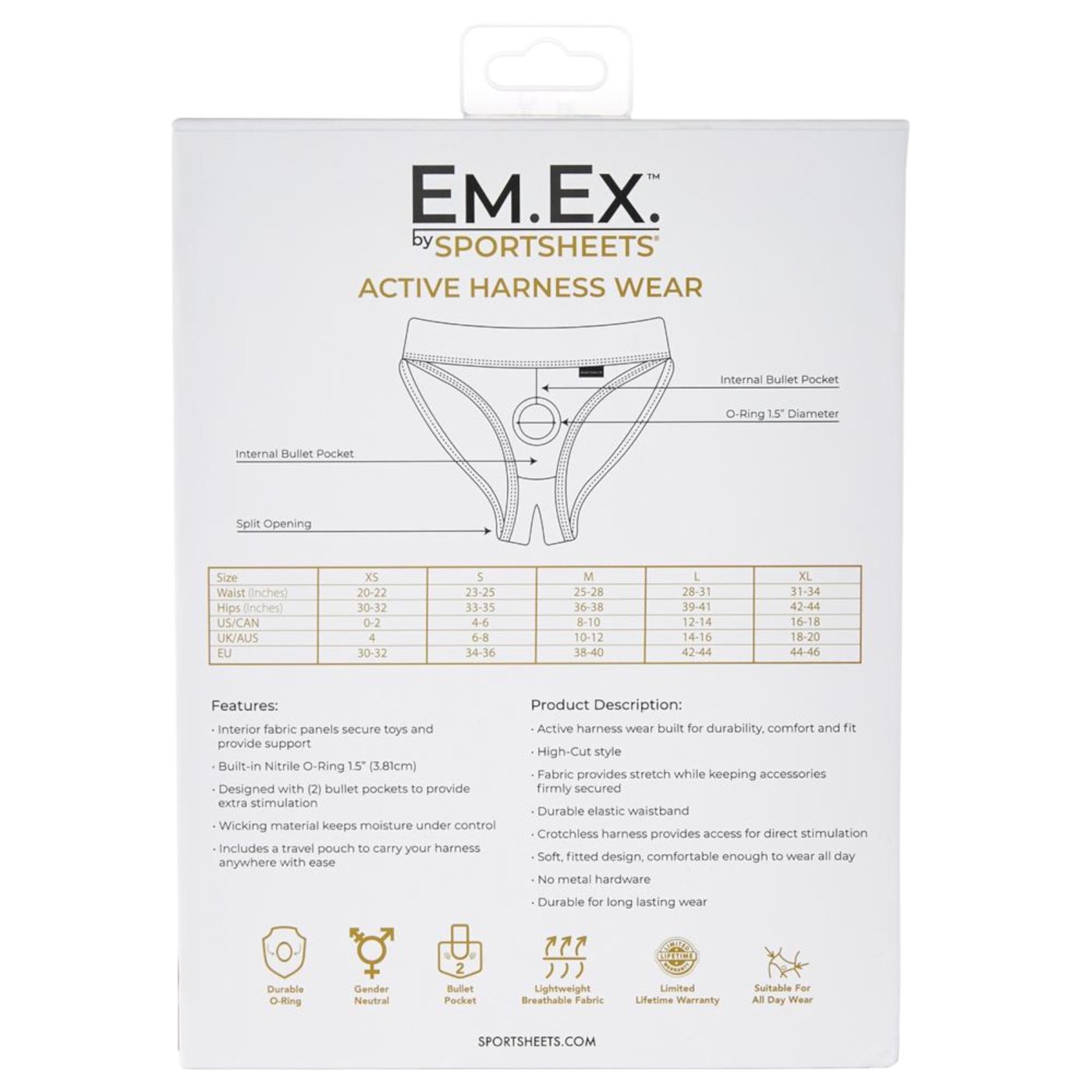 Em.Ex Active Harness Wear Silhouette