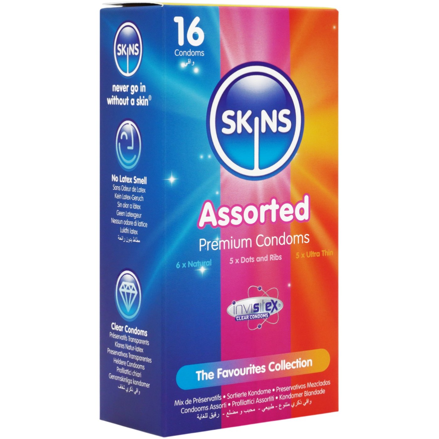 Skins Condoms Assorted 16 Pack