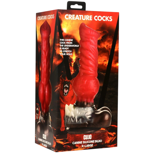 Creature Cocks Cujo Canine Silicone Dildo 10 Inch