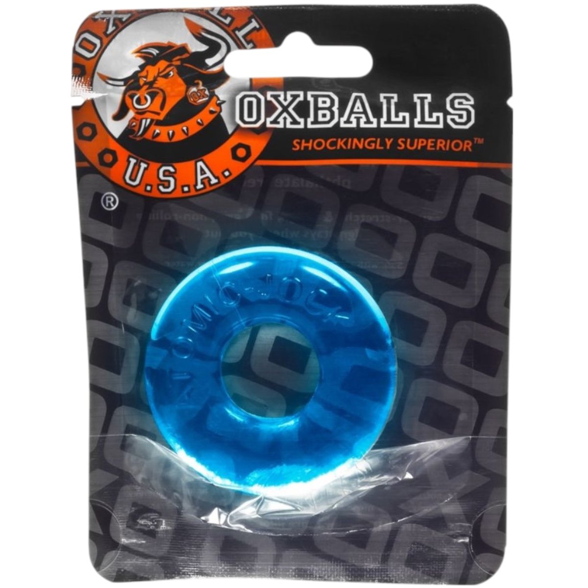 Oxballs DO-NUT 2 Cock Ring Ice Blue Large