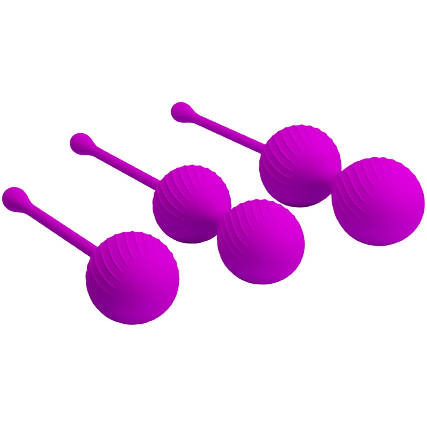 Pretty Love 3 Piece Silicone Weighted Kegel Ball Training Set