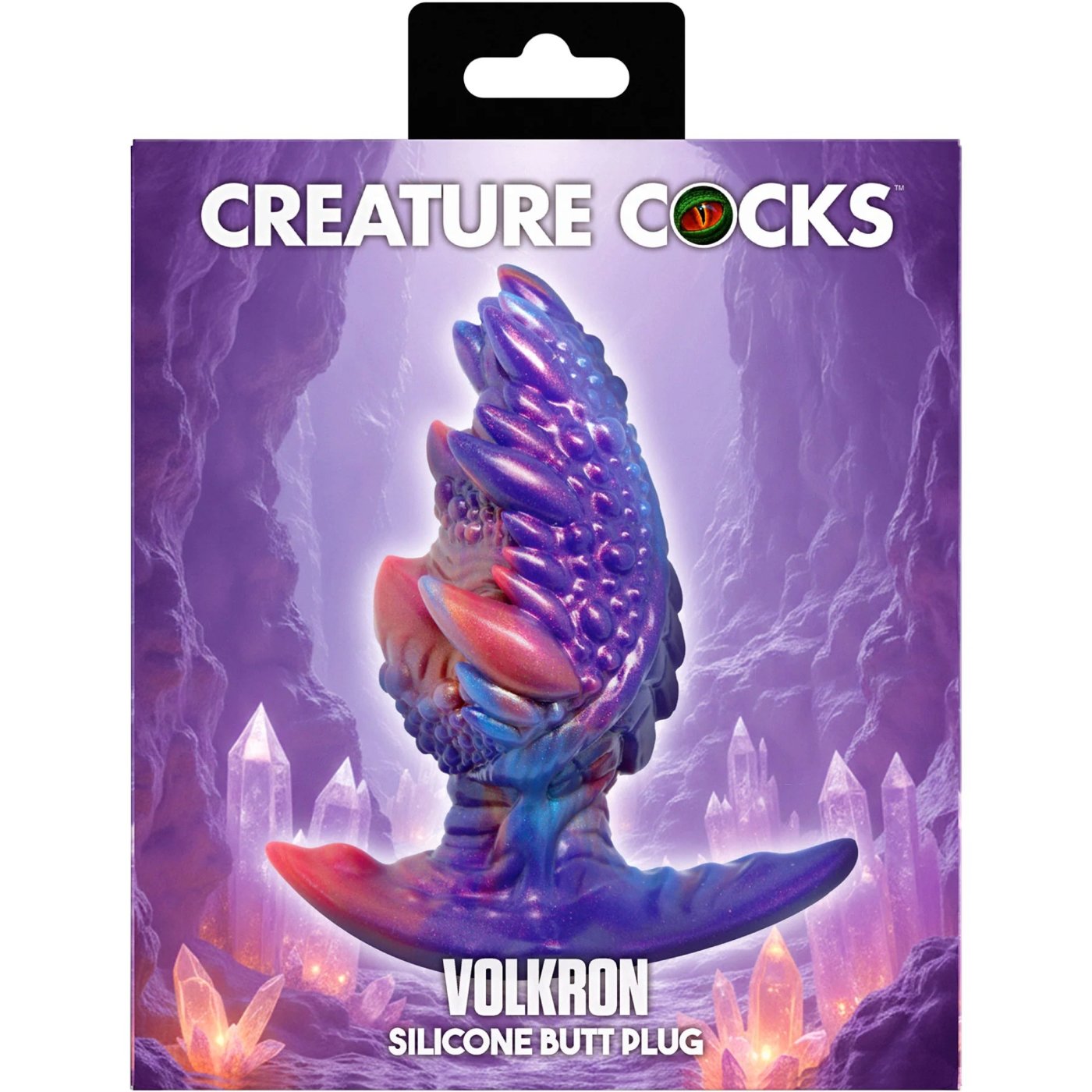 Creature Cocks Volkron Large Textured Silicone Butt Plug