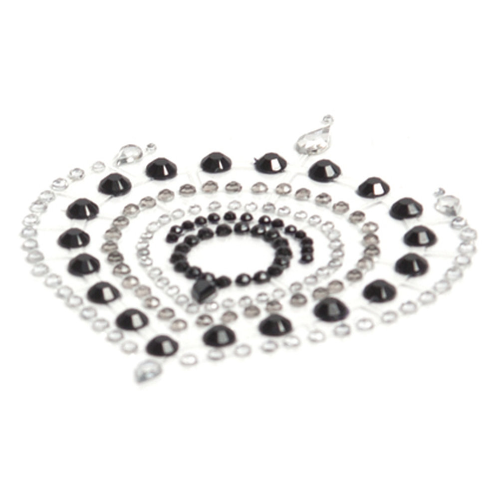 Bijoux Indscrets Flamboyant Body Jewelery Black And Silver