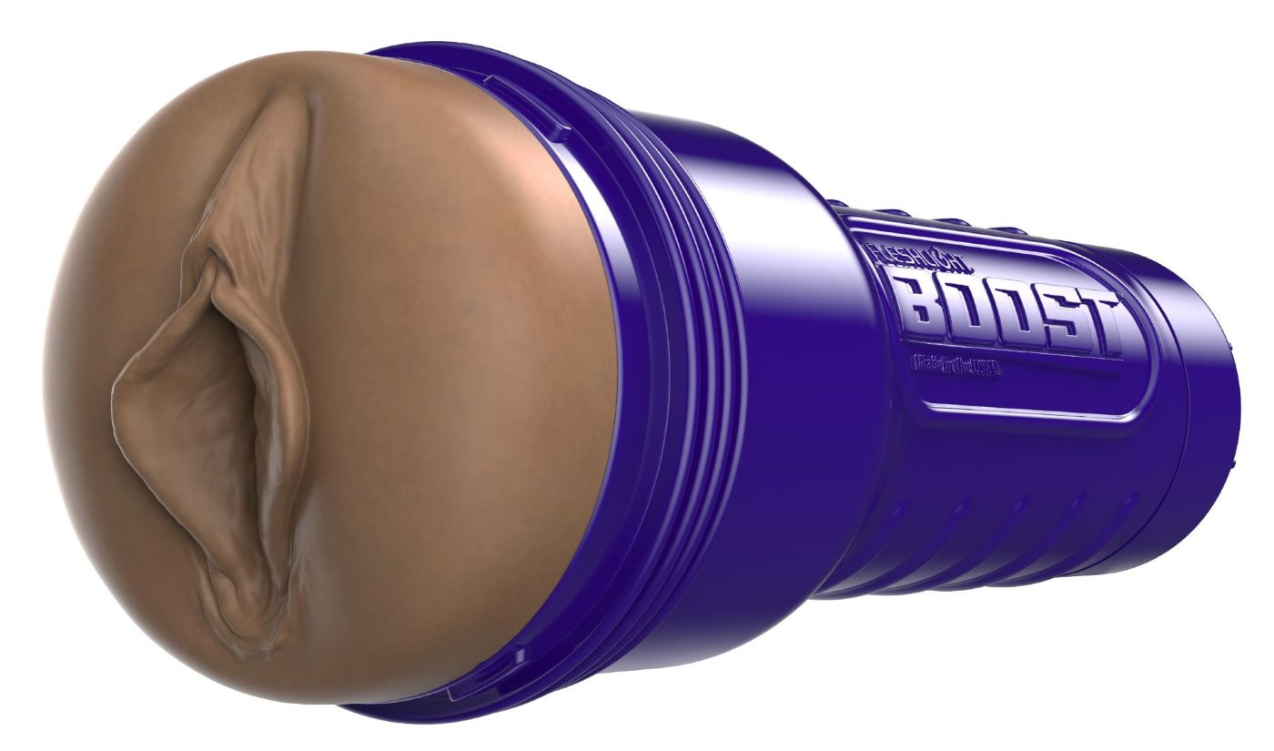 Fleshlight Boost Bang Realistic Vagina Masturbator Brown