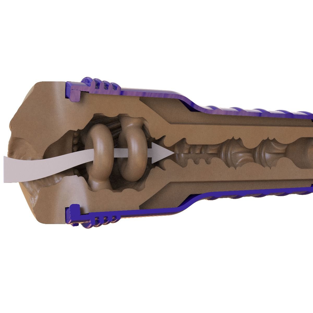 Fleshlight Boost Bang Realistic Vagina Masturbator Brown