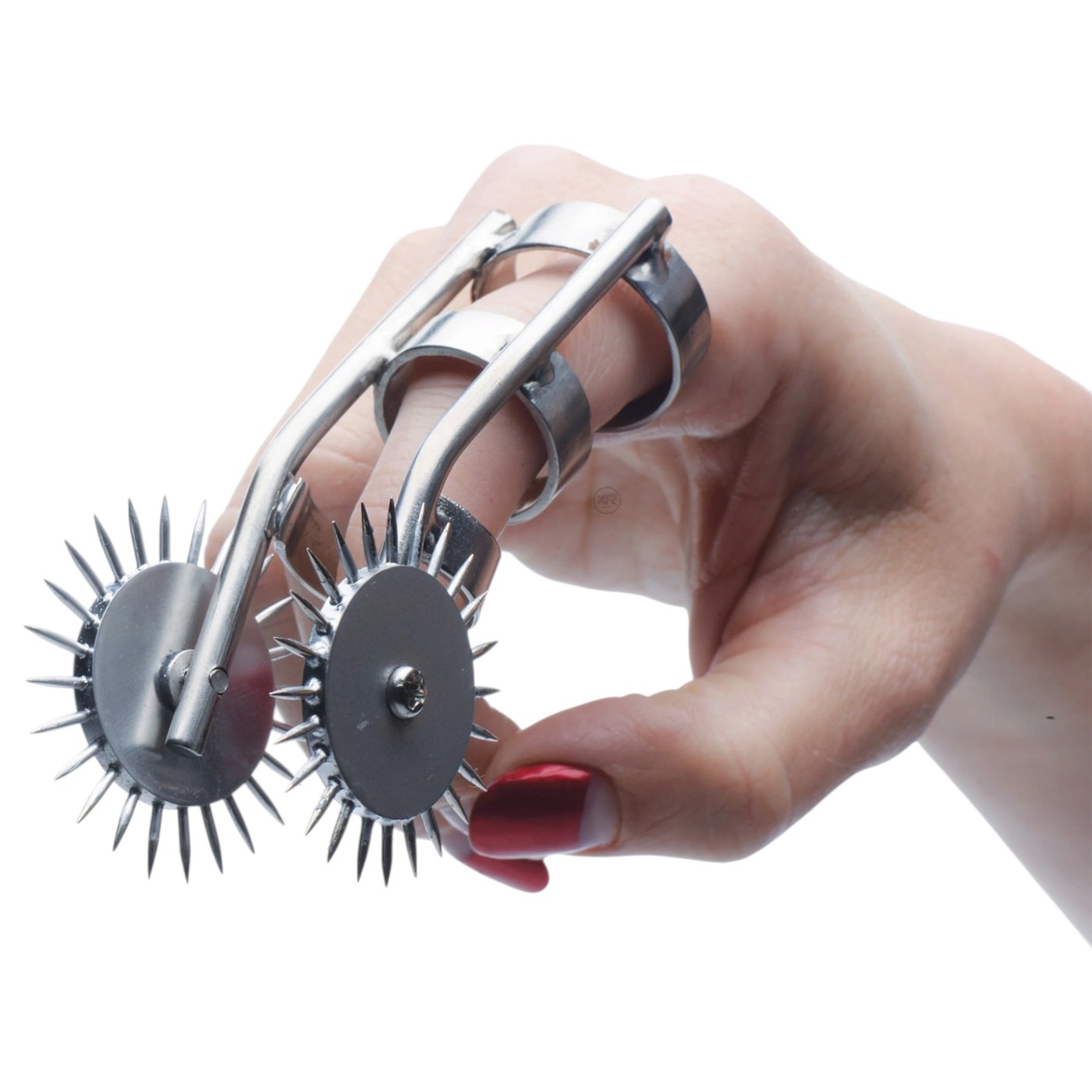 Master Series Spikes Double Finger Wartenberg Pinwheel