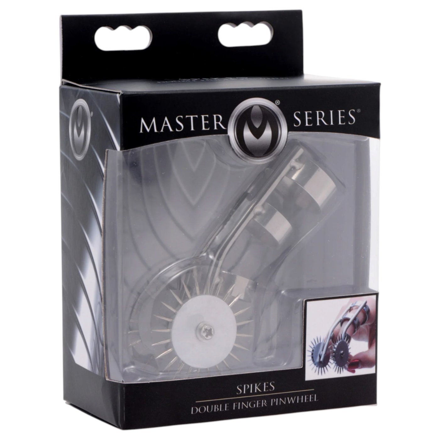 Master Series Spikes Double Finger Wartenberg Pinwheel