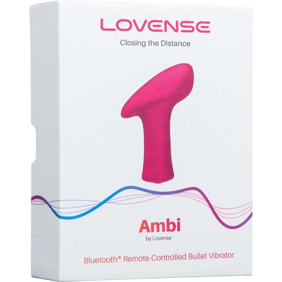 Lovense Ambi App-Controlled Waterproof Rechargeable Silicone Bullet Vibrator