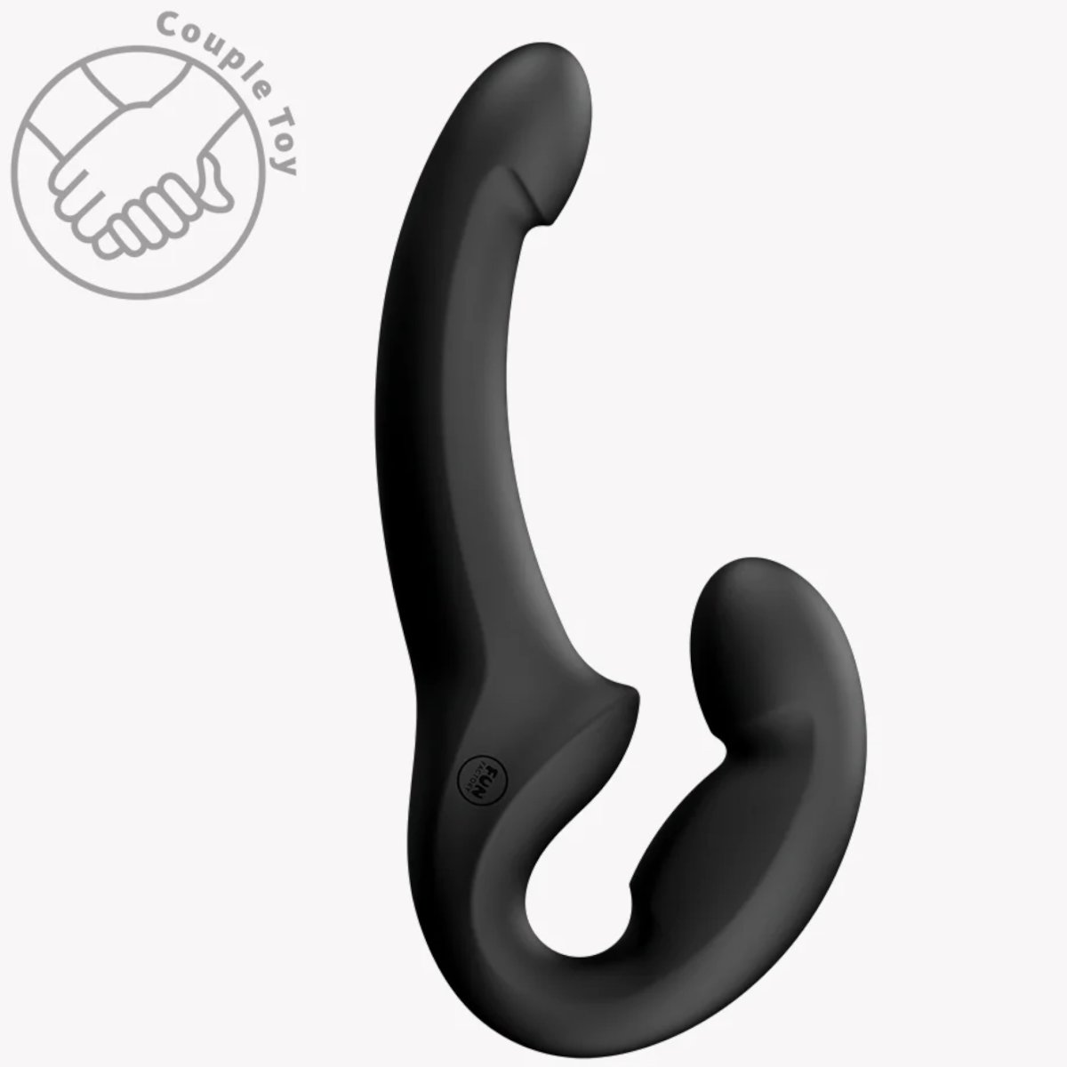 Fun Factory Share Lite Silicone Strapless Strap-On, Black – Fun Factory