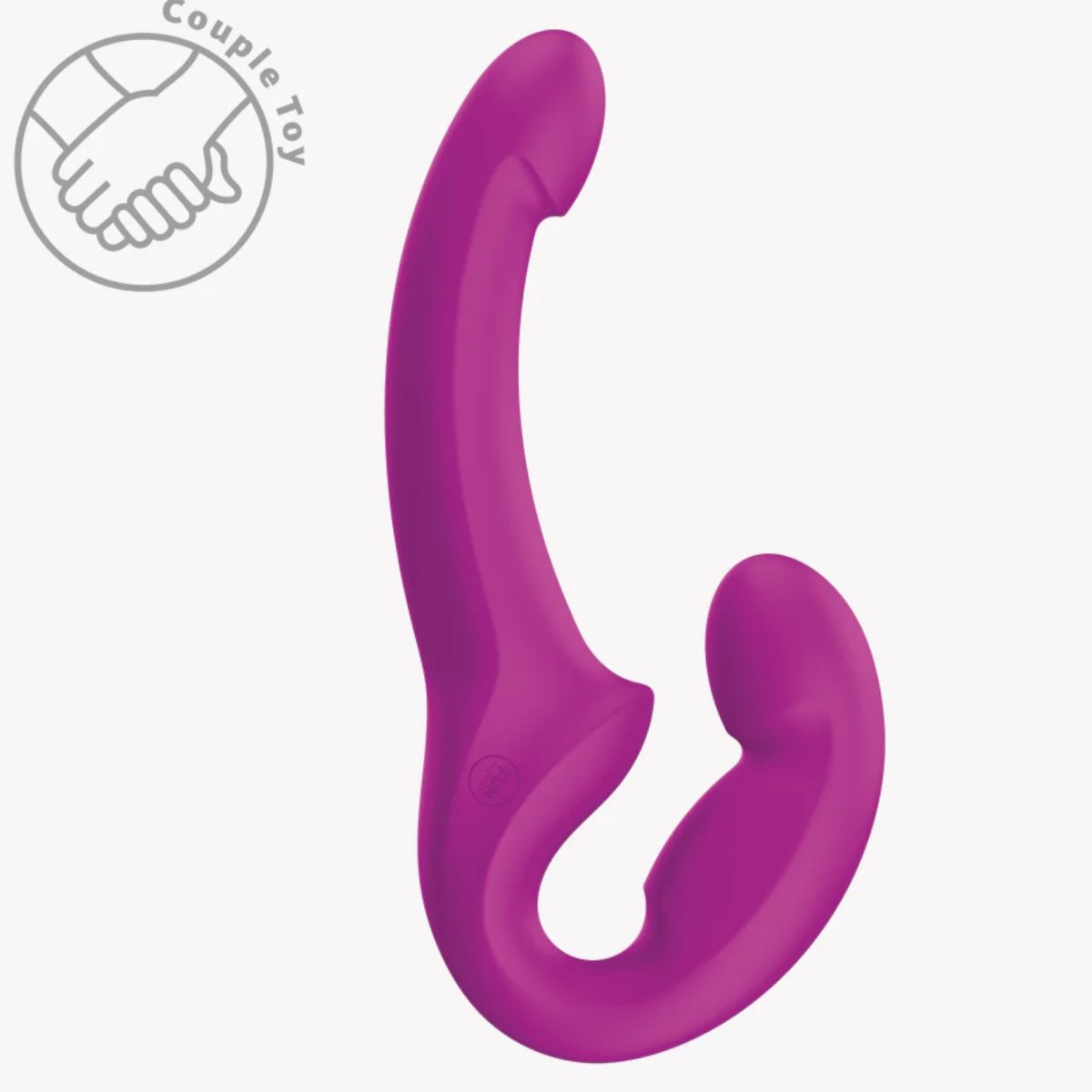 Fun Factory Share Lite Silicone Strapless Strap-On, Fuchsia