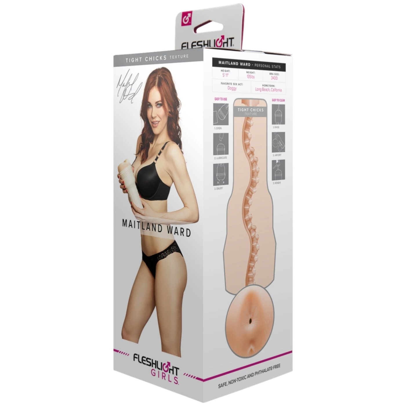 Fleshlight Girls Butt Maitland Ward Tight Chicks Male Masturbator