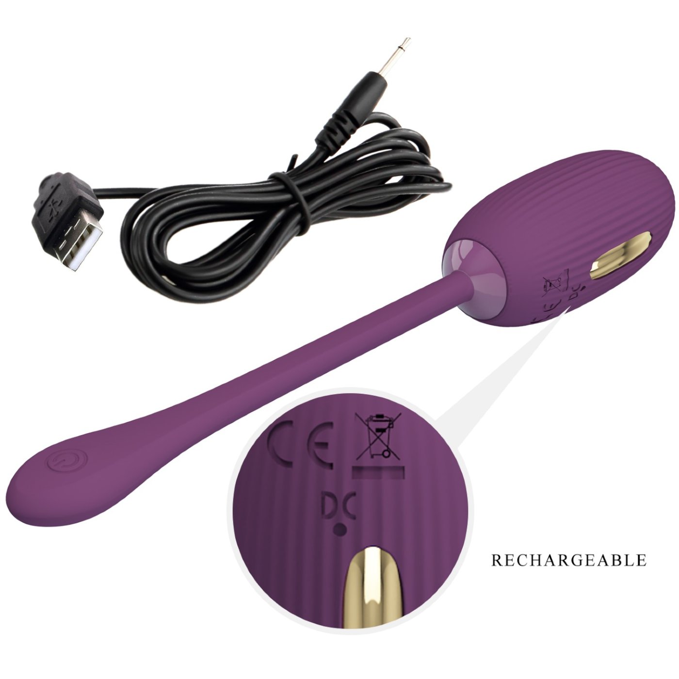 Pretty Love Doreen Electro Stim App Controlled Vibrating Egg