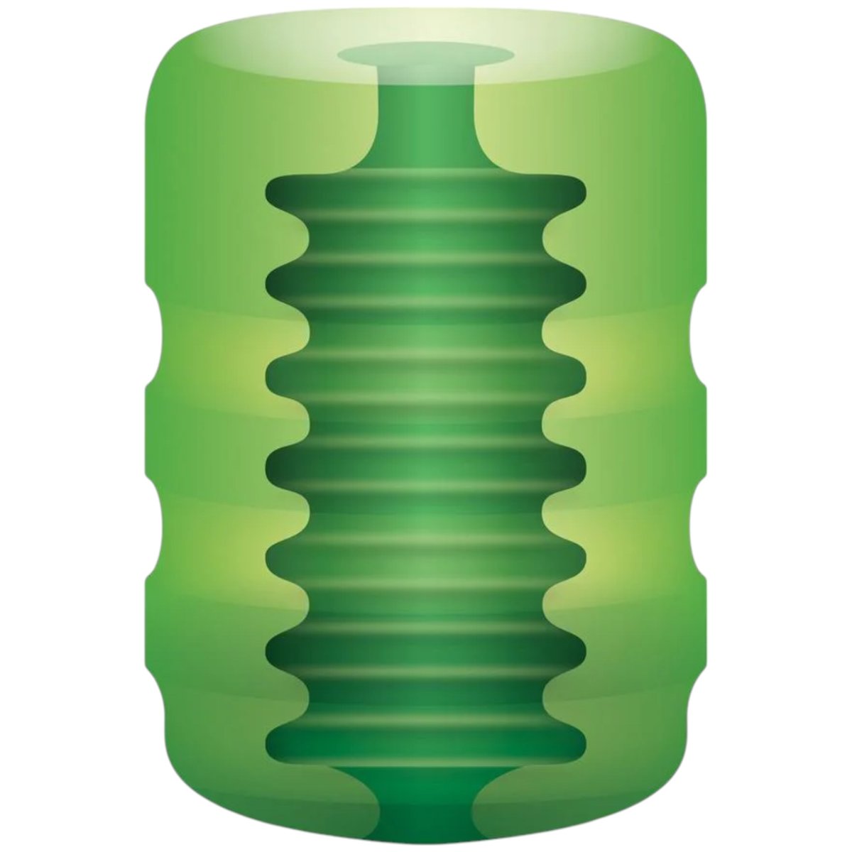 Zolo Original Ribbed Texture Pocket Stroker Masturbator Green