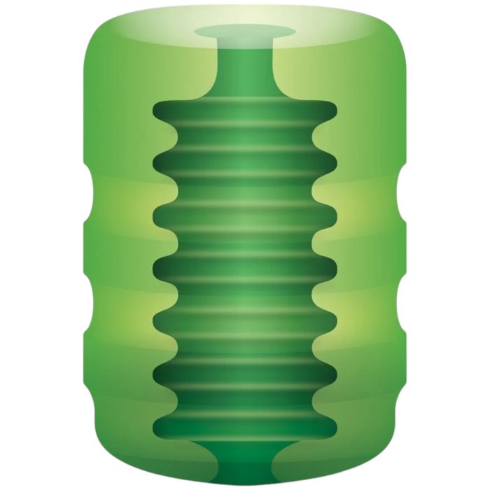 Zolo Original Ribbed Texture Pocket Stroker Masturbator Green