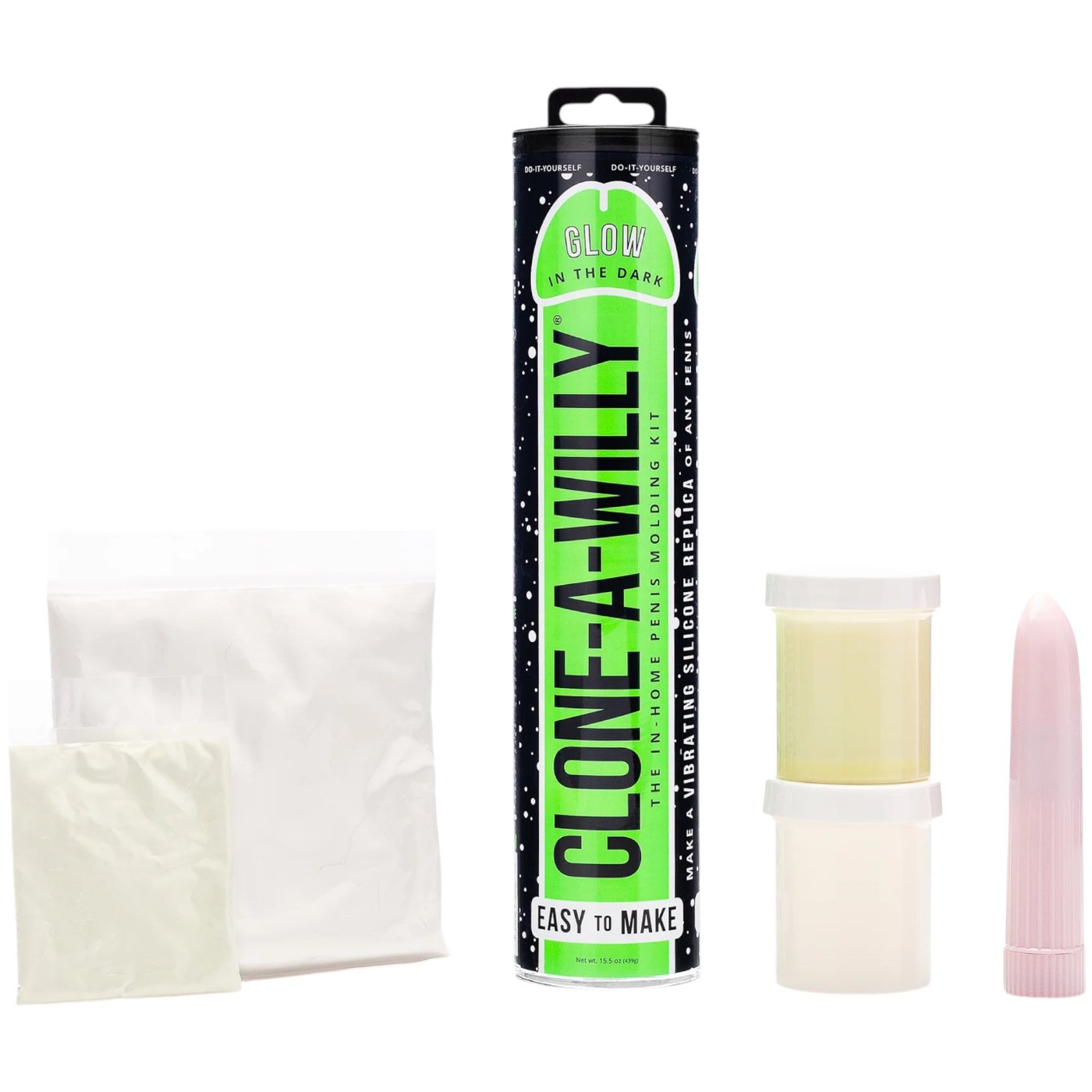 Clone A Willy Glow In The Dark Vibrator Moulding Kit Green
